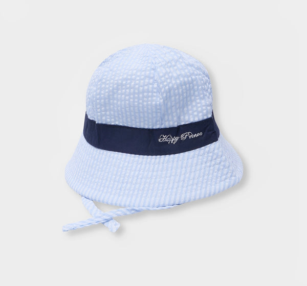 Cute Sky Blue Bucket Cap For Kid Boys & Girls